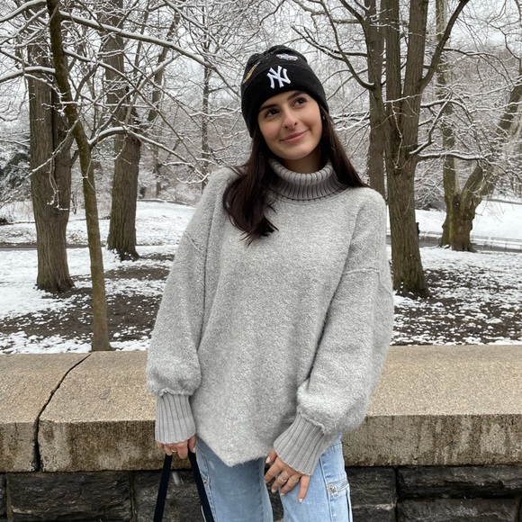 🎉LAST CHANCE🎉 NWT Free People Milo Pullover / Heather Grey - Picture 5 of 10